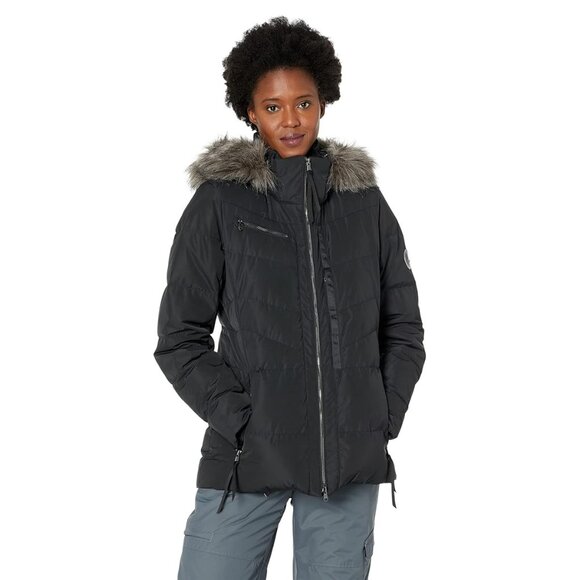 Obermeyer Circe Down Jacket for Women - Black - Size 4 - NEW! - Picture 1 of 5
